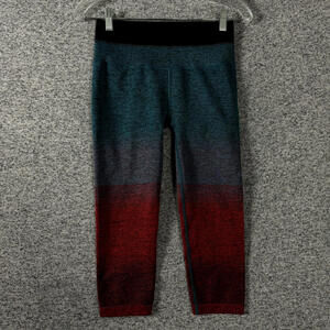 Athleta Women's Size Small Nylon Ombre Printed Relay Capri Activewear Pants